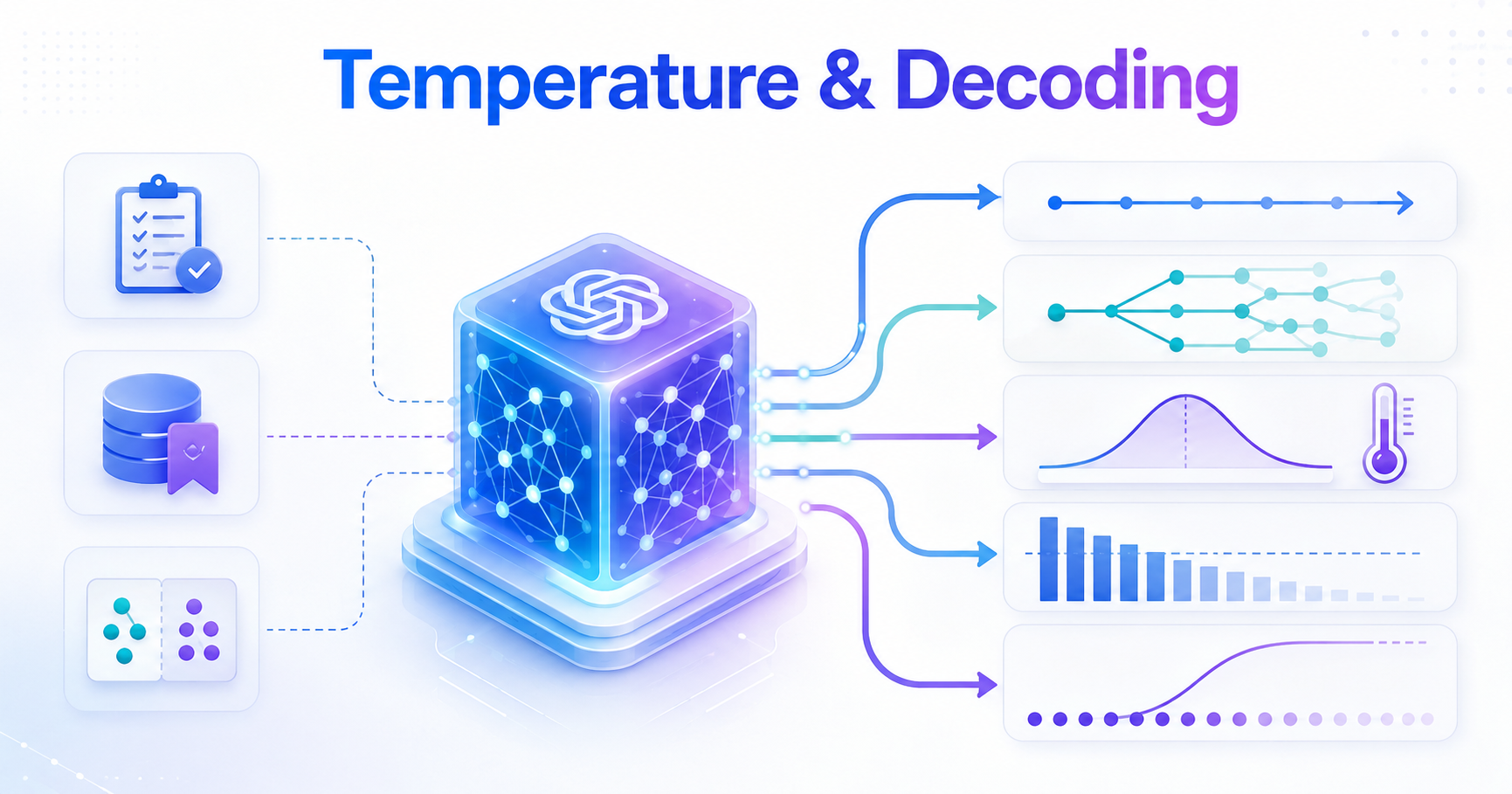 Temperature, Top-k, and Top-p: How Decoding Changes What a GPT Model Says