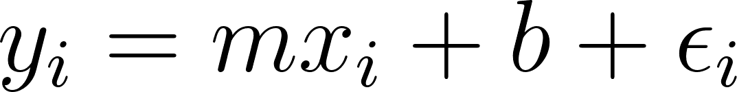 epsilon for error, i for which data point it is first, second, etc.