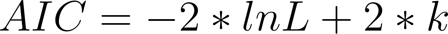 AIC formula
