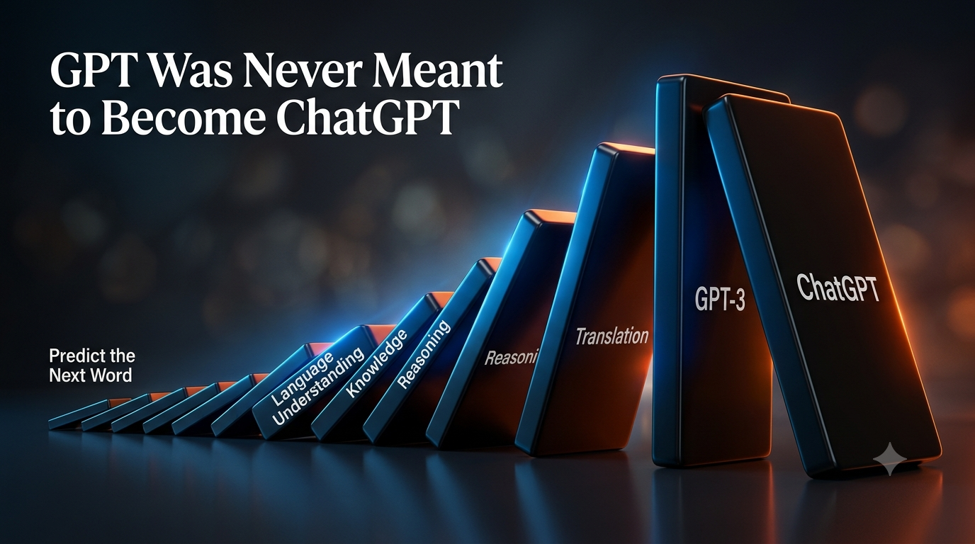 GPT Was Never Meant to Become ChatGPT