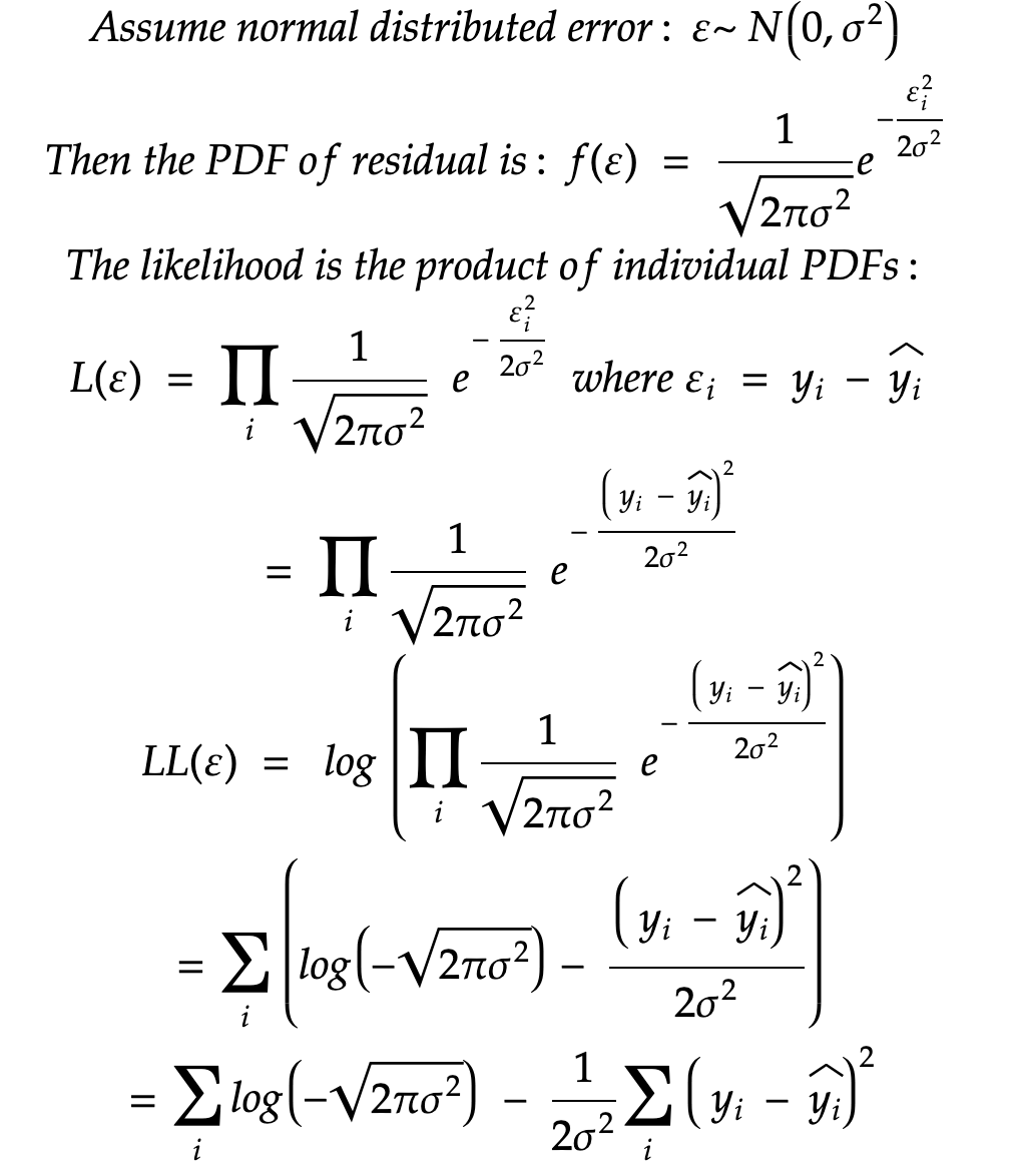 Note: Likelihood calculations differ for discrete and continuous variables. Discrete variables use a probability mass function, while continuous variables employ a probability density function. For more on MLE, refer to my previous post.